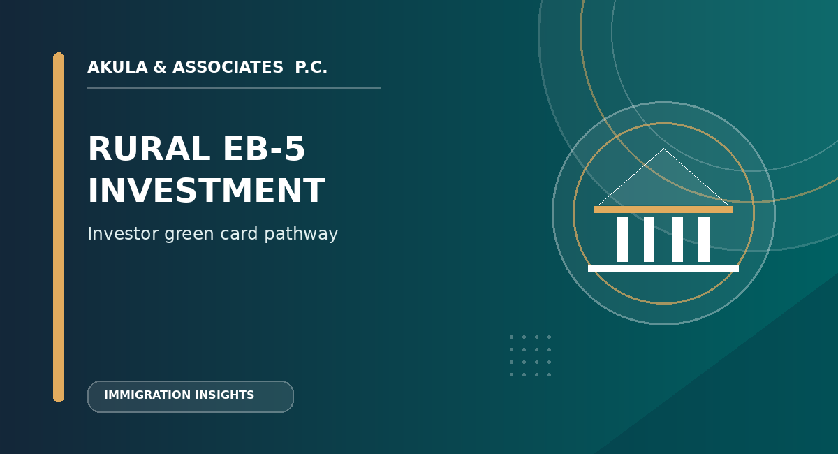 Discover a Fast Track to a Green Card with Rural TEA Investment in EB-5 Program :