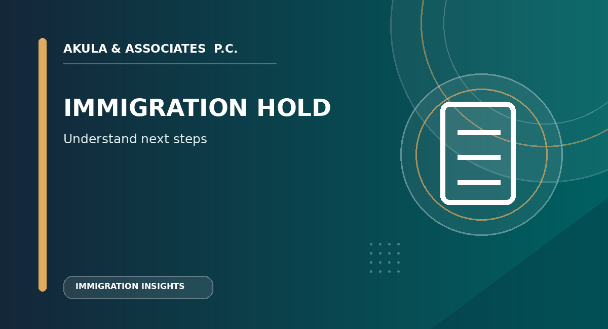 How Can an Immigration Hold be Lifted?
