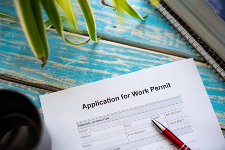 work permit application