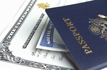 US Passport and Social Security Card